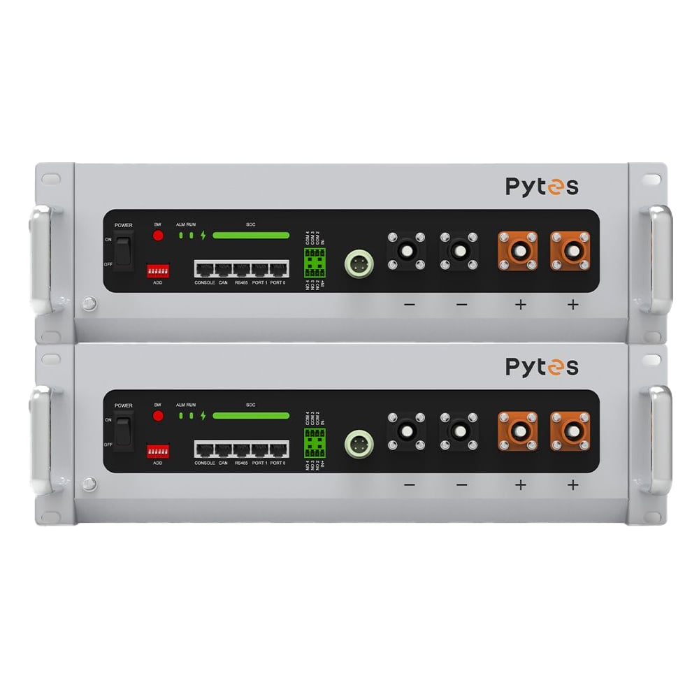 Backup-Kit 10,24kWh Pytes V5a Akku - Victron MultiPlus II 48/3000 Wechselrichter 1-Phasig mit Stromzähler – Bild 2