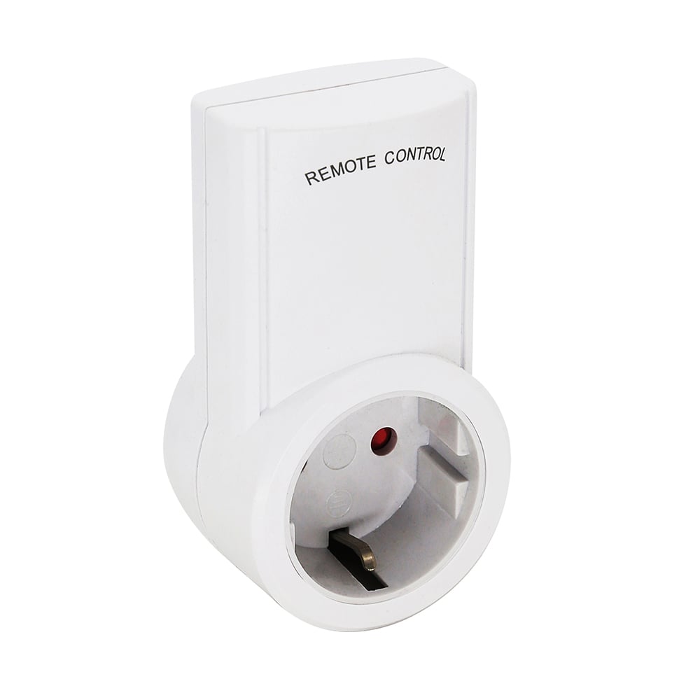 3er Set Steckdosenadapter Schuko mit Ein/Aus Schalter und Funkfernbedienung 30m