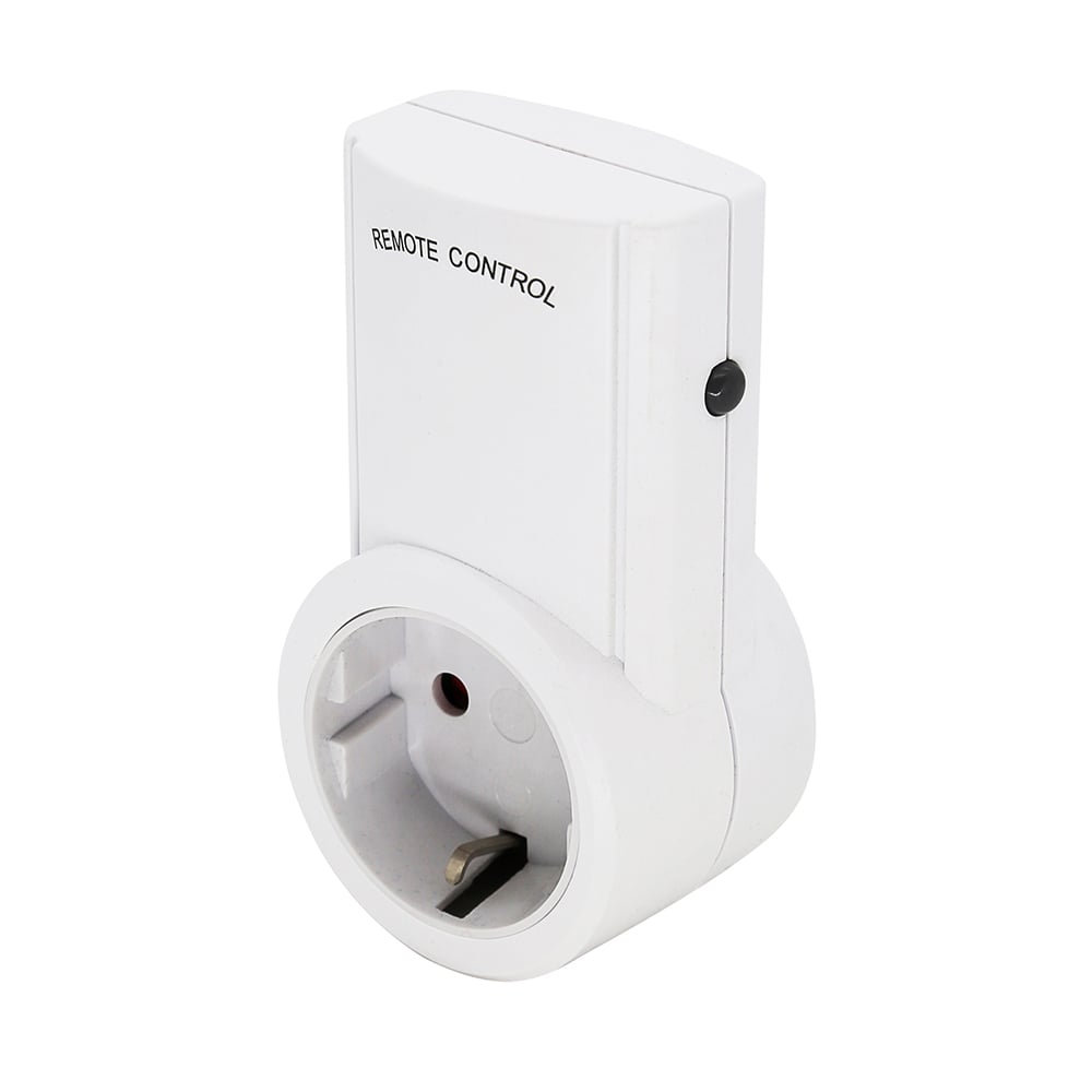 3er Set Steckdosenadapter Schuko mit Ein/Aus Schalter und Funkfernbedienung 30m – Bild 2