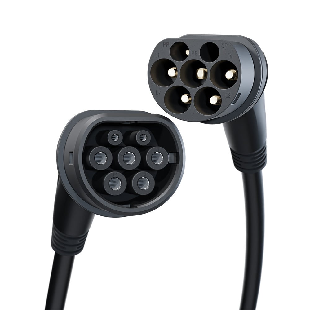 go-e Typ 2 Ladekabel 5m 1,4 kW bis 22 kW Black Edition – Bild 2