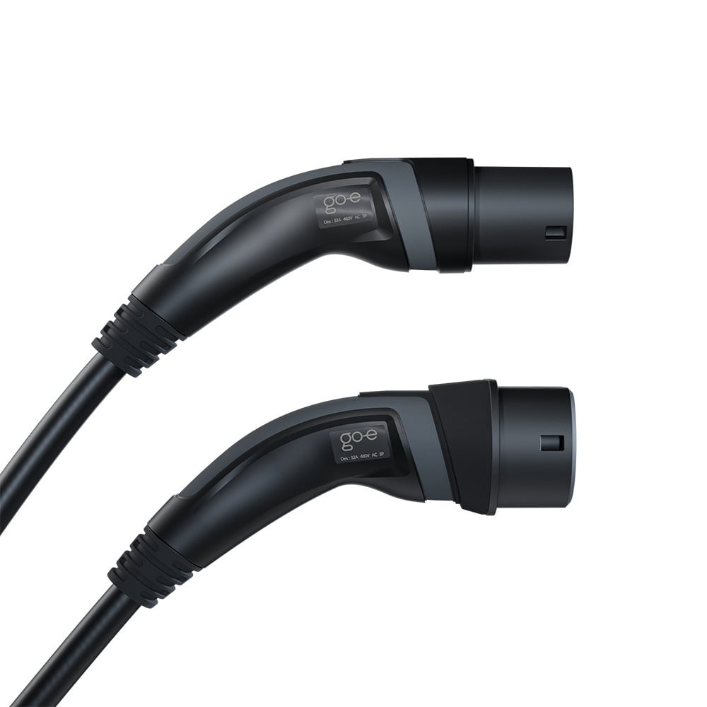 go-e Typ 2 Ladekabel 5m 1,4 kW bis 22 kW Black Edition – Bild 3