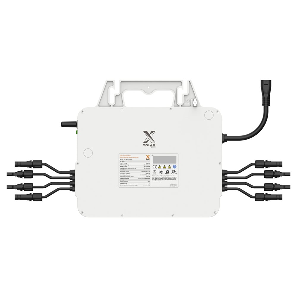 SolaX X1-Micro 1800W 4-in-1-Mikrowechselrichter 1-phasig Microinverter mit App Steuerung – Bild 2