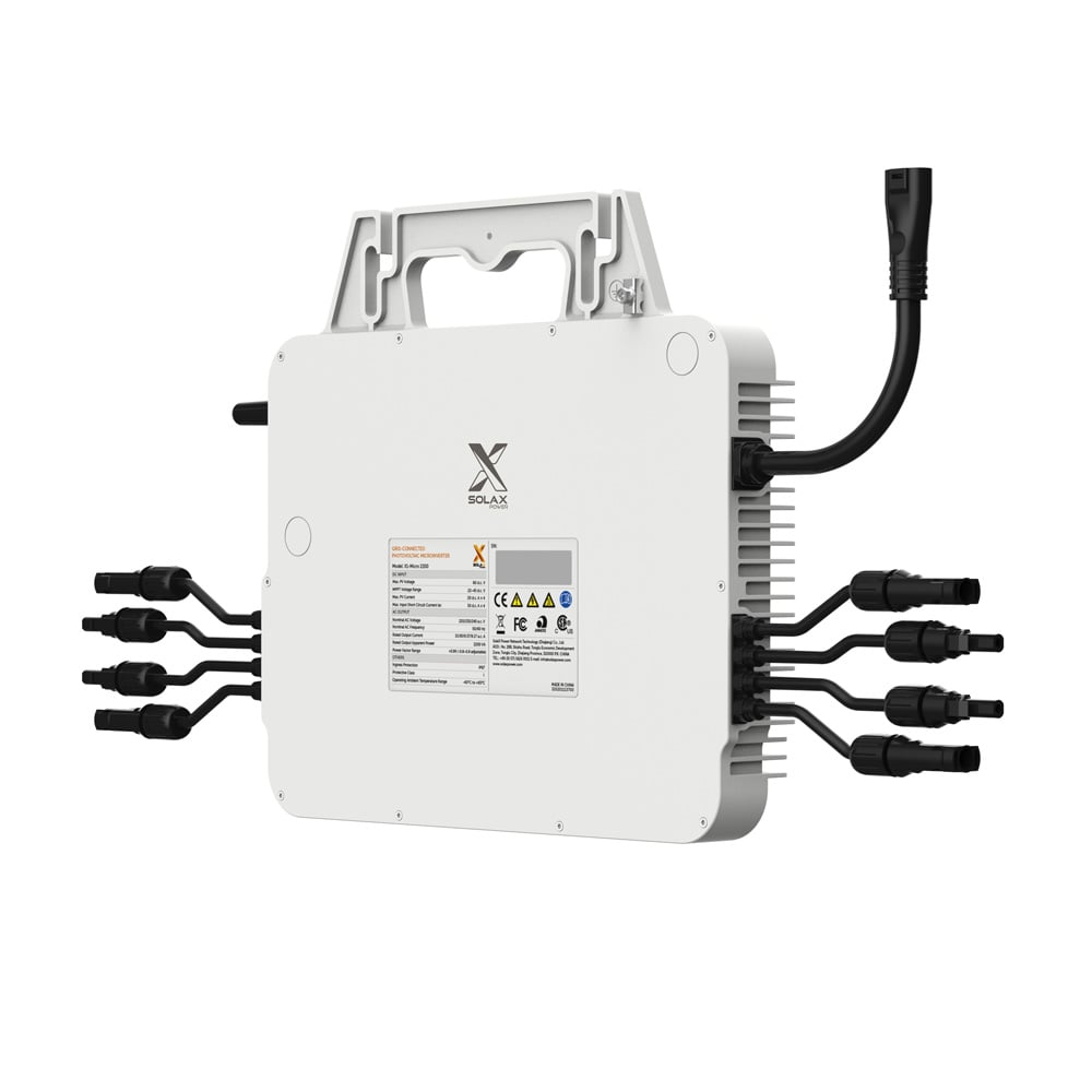 SolaX X1-Micro 1800W 4-in-1-Mikrowechselrichter 1-phasig Microinverter mit App Steuerung – Bild 3