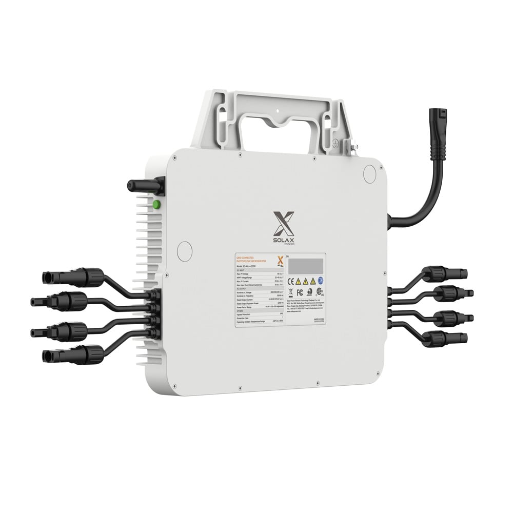 SolaX X1-Micro 1800W 4-in-1-Mikrowechselrichter 1-phasig Microinverter mit App Steuerung