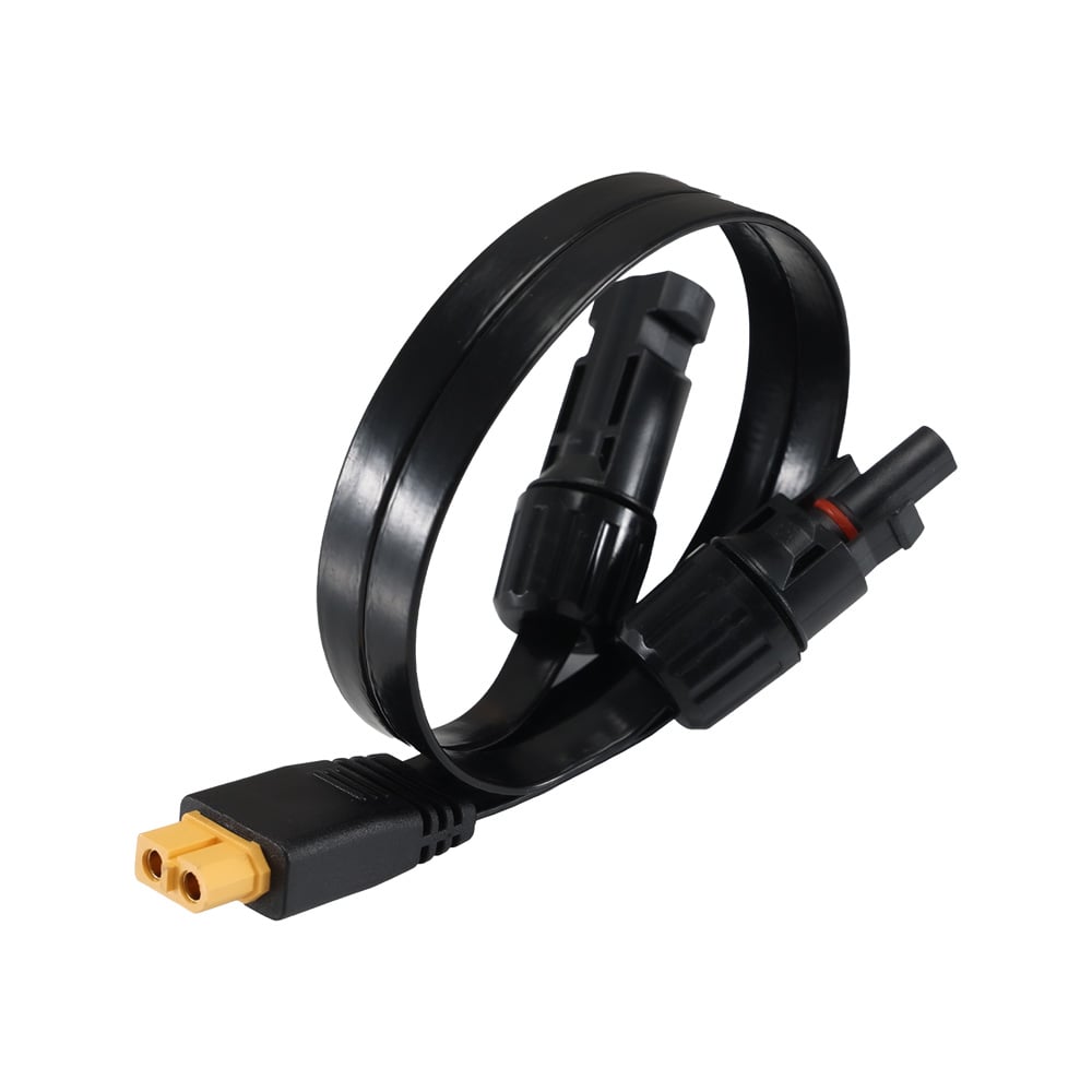 XT60 zu PV-Stecker 2,5m Flat Cable 4mm² Verbindungskabel (Super Flach) – Bild 2