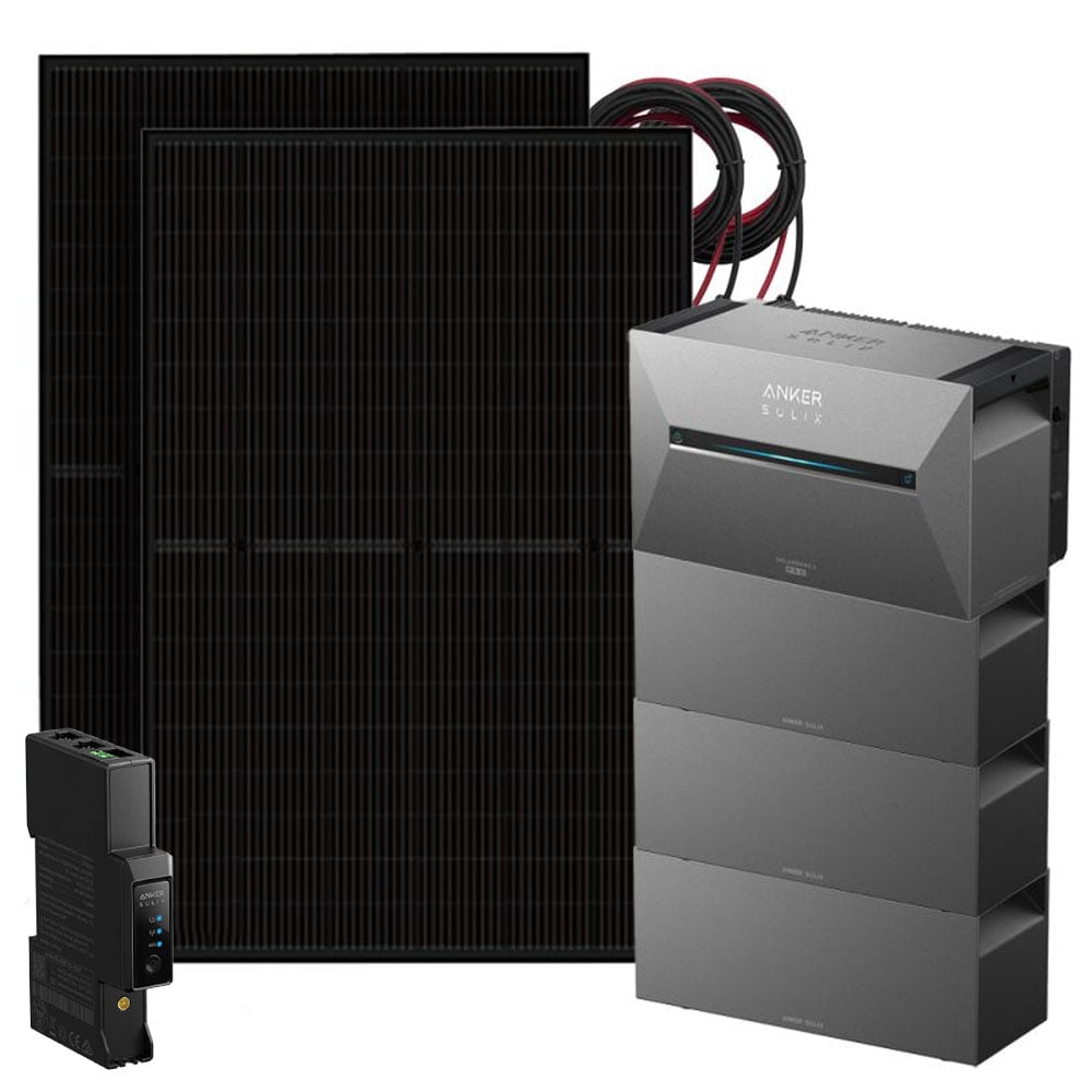 Anker 900W Solix 3 Balkonkraftwerk inkl. 8,06kWh Speicher E2700 BP2700 & Stromzähler