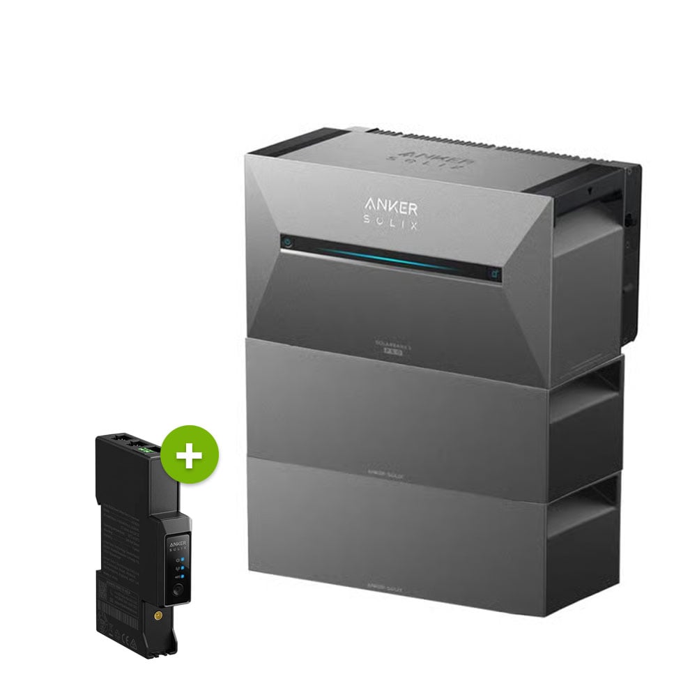 Anker 8,06kWh SOLIX 3 E2700 PRO All-in-One Speichersystem und 2x BP2700 Erweiterungsakku inkl. Smart Meter