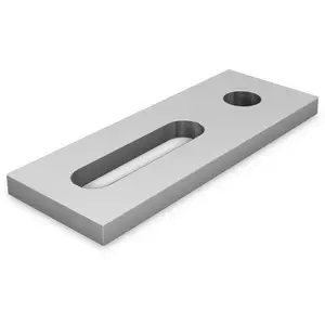 K2 Adapter plate M10 Aluminium 40x90, Aluminium Adapterblech M10 2002544