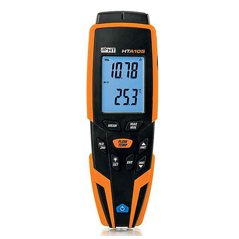 HT Instruments HTA105 Digital-Anemometer inkl. Lufttemperaturmesung