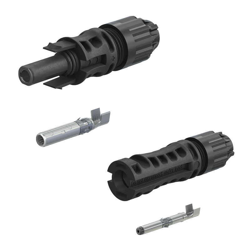 Stäubli MC4-EVO 2 Stecker und Buchse für Solaranlagen 4-6 mm², Ø 6,4 - 8,4 mm