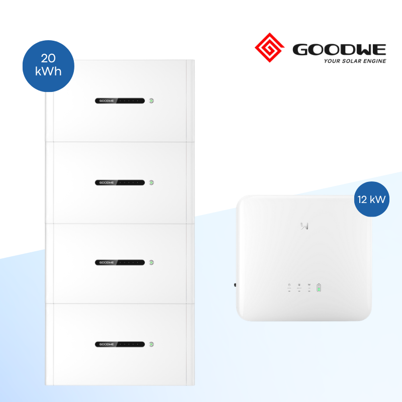 GoodWe ET G2 12 kW + Lynx D 20 kWh – Hybrid-Wechselrichter & Batteriespeicher Set GW12K-ET-20 / LX D20.0-10