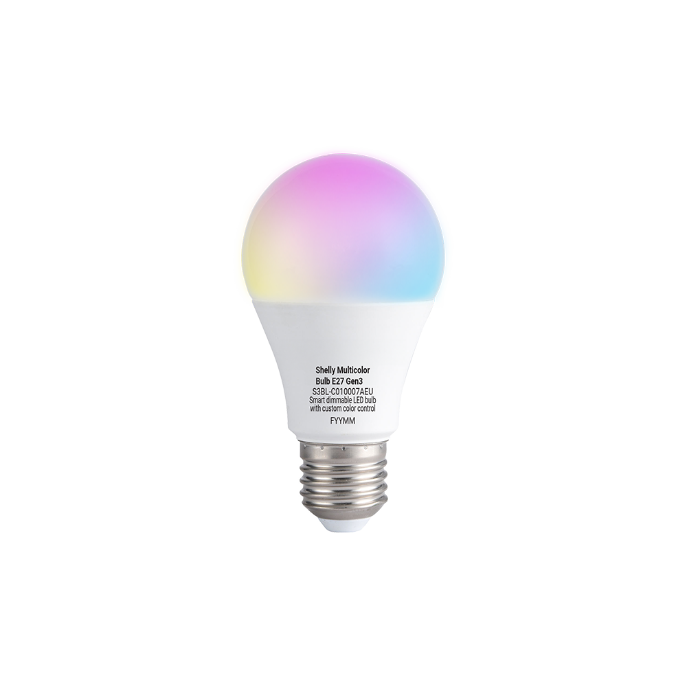 Shelly Multicolor Bulb E27 Gen3 Multicolor