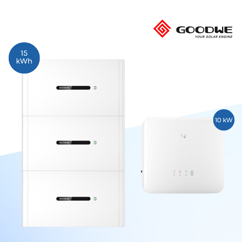 GoodWe ET G2 10 kW + Lynx D 15 kWh – Hybrid-Wechselrichter & Batteriespeicher Set GW10K-ET-20 / LX D15.0-10