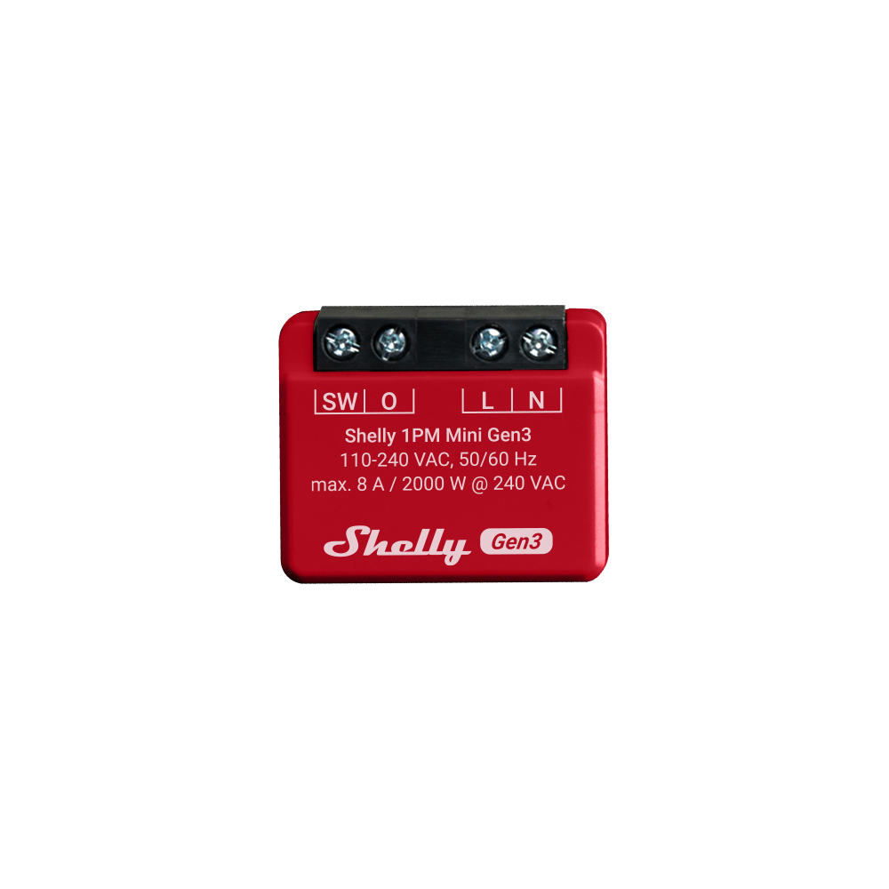 Shelly 1PM Mini Gen3 Einzelpackung