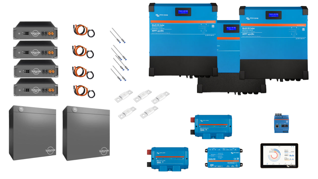 Set EFH 3 Phase 20KW h Voltsmile Akku 18kva Multi RS Solar