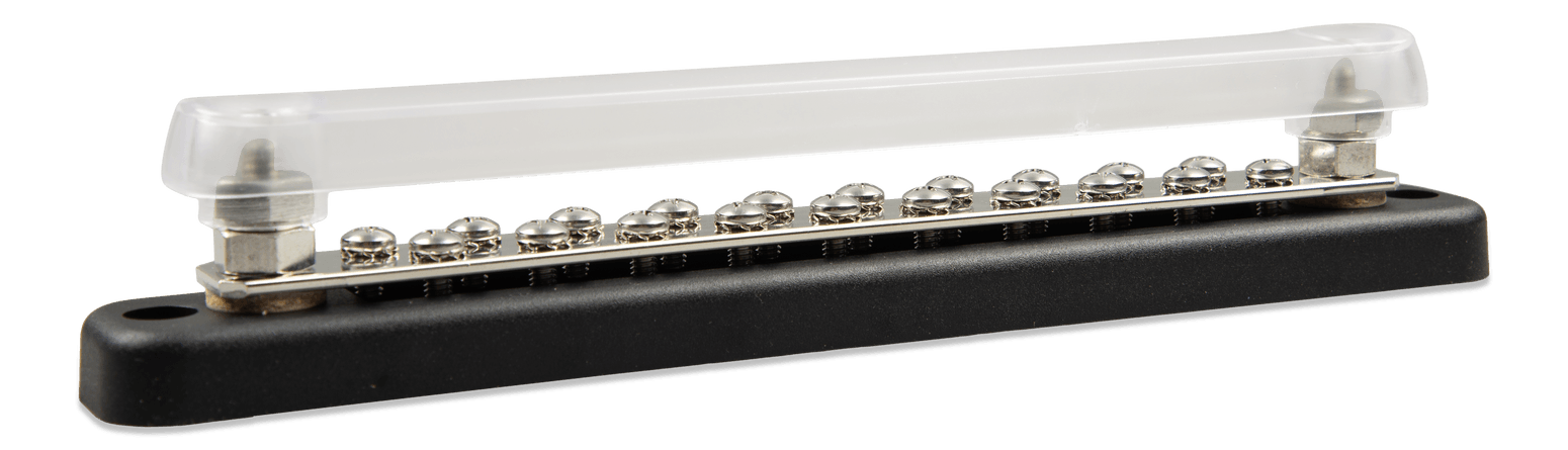 Busbar 150A 2P mit 20 Schrauben u. Abdeckung