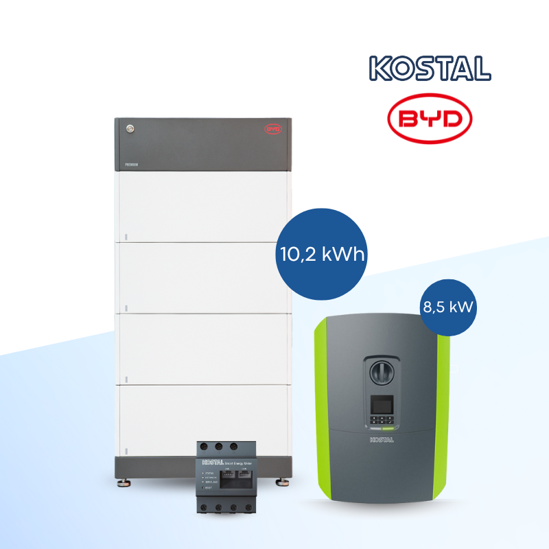 BYD B-Box HVS 10.2 + KOSTAL PLENTICORE plus G2 10 inkl. KSEM + Aktivierungscode