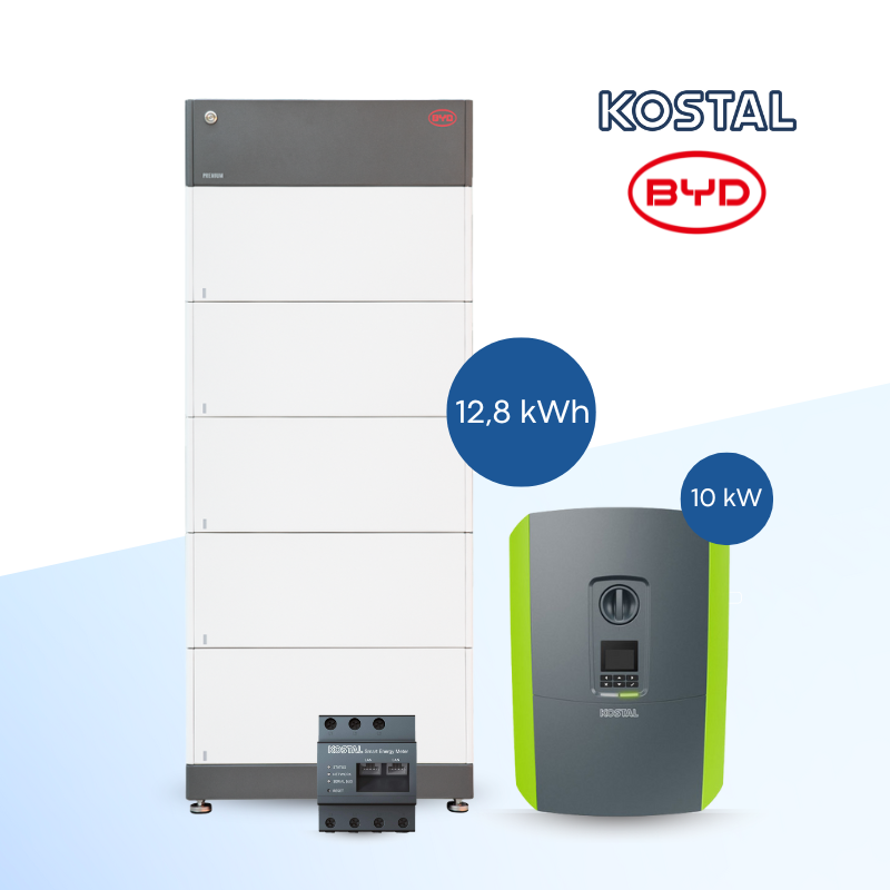 BYD B-Box HVS 12.8 + KOSTAL PLENTICORE plus G2 10 inkl. KSEM + Aktivierungscode