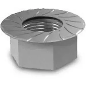 K2 Hexagon flange nut M8, Sperrzahnmutter M8 1000043