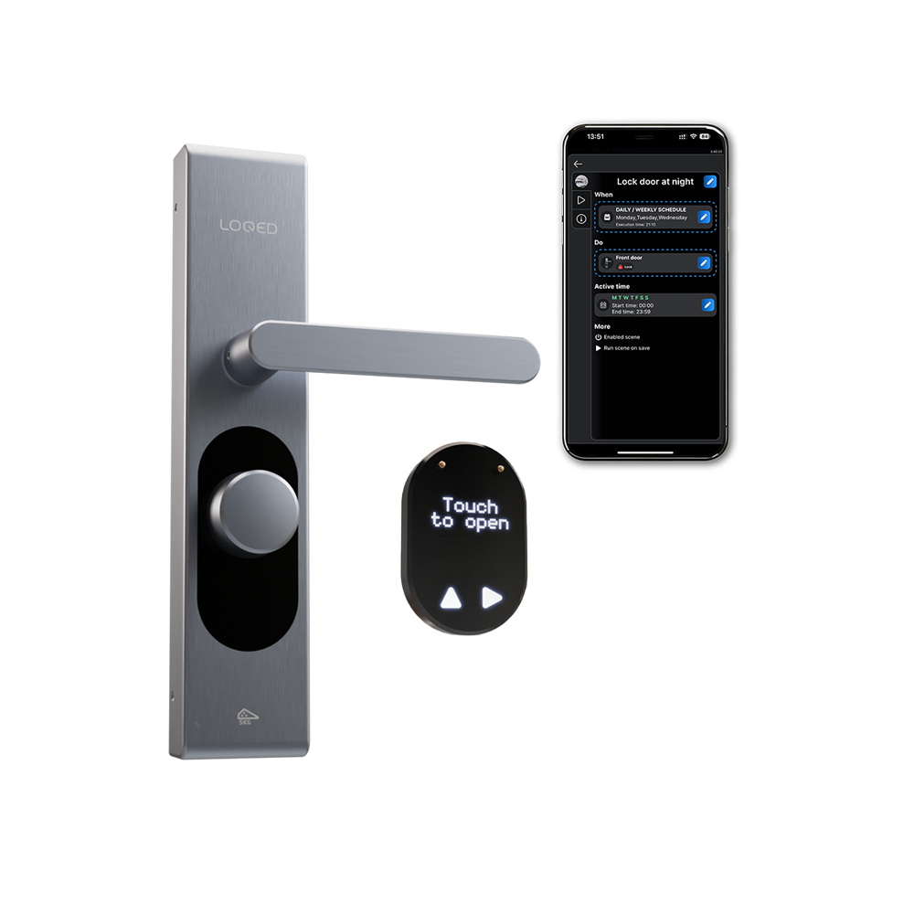LOQED Touch Smart Lock list Black