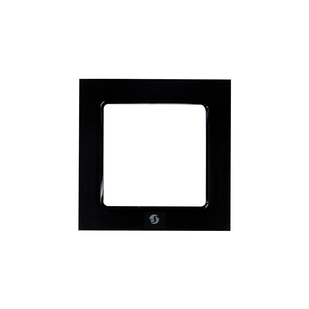 Shelly Wall Frame for Wall Switch Wall Frame 3 for Wall Switch / Schwarz