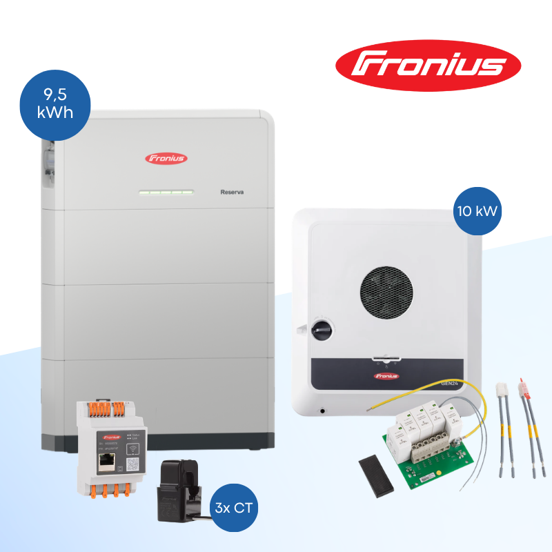 Fronius Symo GEN24 10.0 Plus SC + Reserva 9.5 kWh – Hybrid-Wechselrichter & Batteriespeicher Set