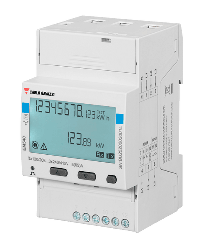 Energy meter EM540 - 3 phase - max 65A/phase