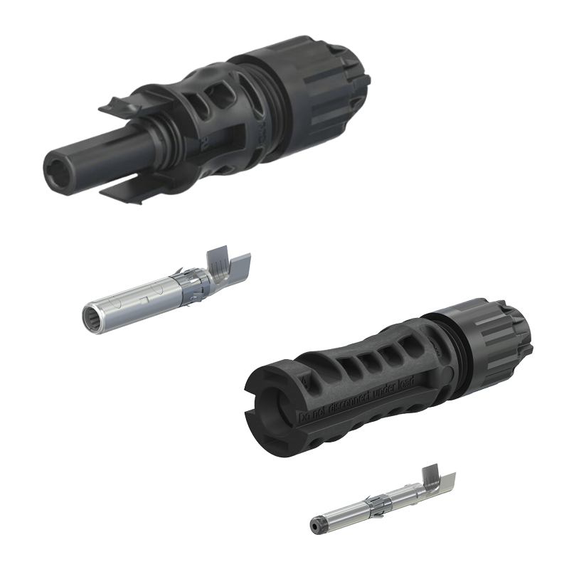 Stäubli MC4-EVO 2 Stecker und Buchse für Solaranlagen 4-6 mm², Ø 4,7 - 6,4 mm