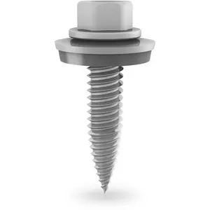 K2 Thread-forming metal screw 6x38_rs, Gewindeformende Schraube mit Dichtscheibe 6x38 1005193