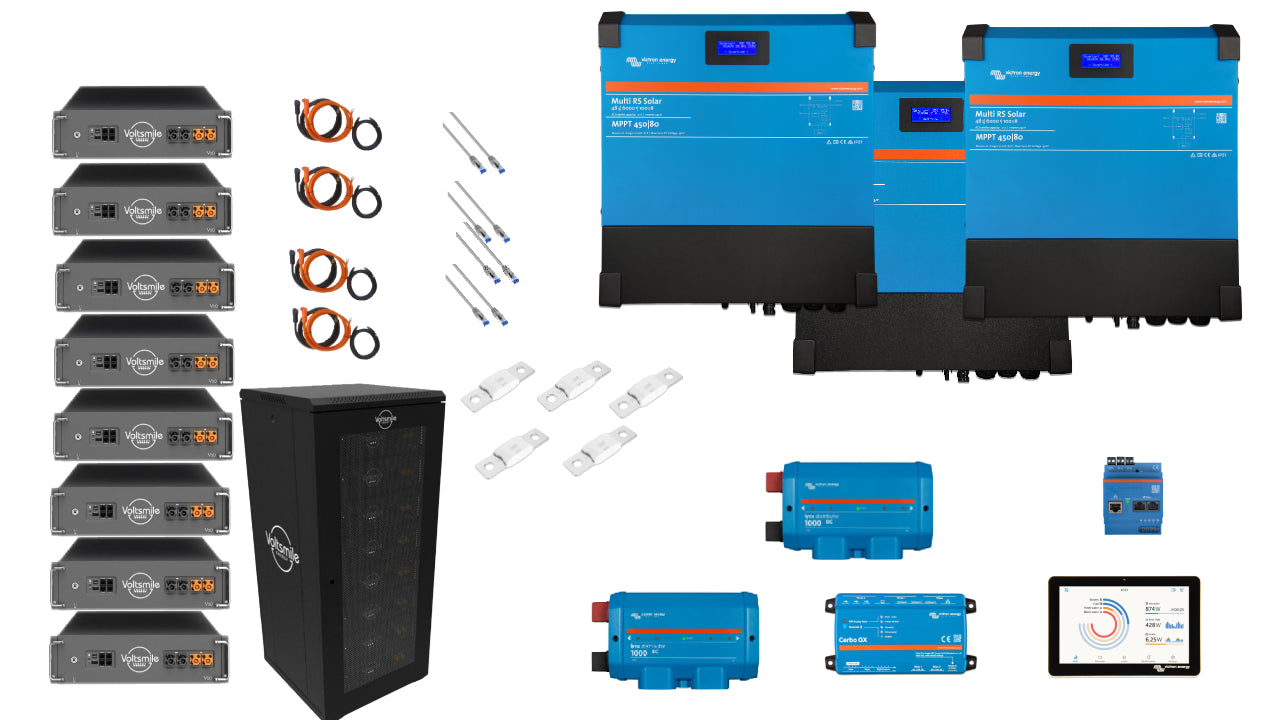Set EFH 3 Phase 40KW h Voltsmile Akku 18kva Multi RS Solar