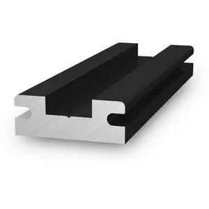K2 InsertionRail RailConnector Black, Schienenverbinder InsertionRail, schwarz eloxiert 2002765