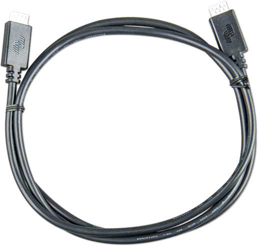 VE.Direct Kabel 1,8m (eine Seite mit Stecker im rechten Winkel)