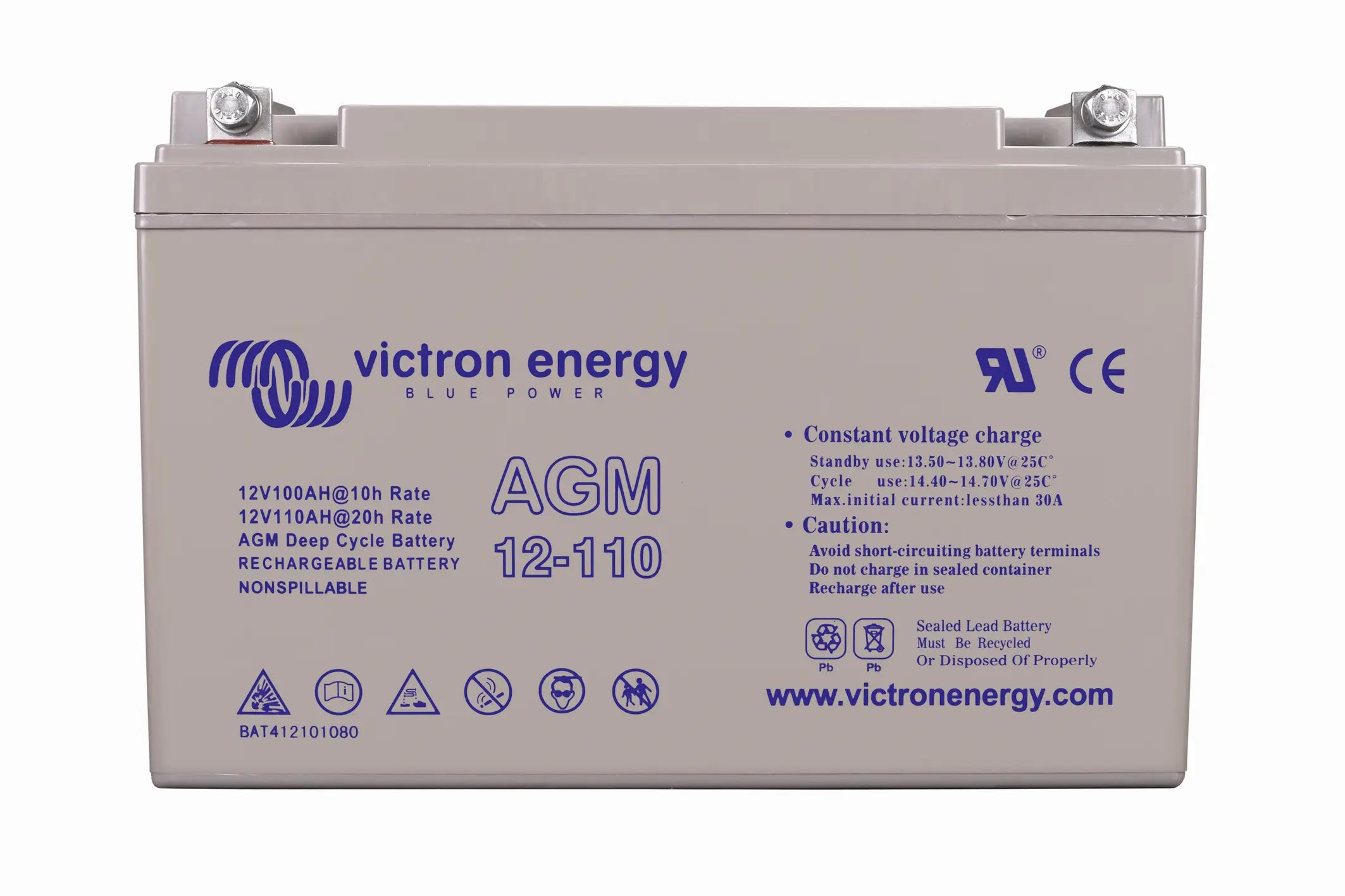 12V/110Ah AGM Deep Cycle Batt.