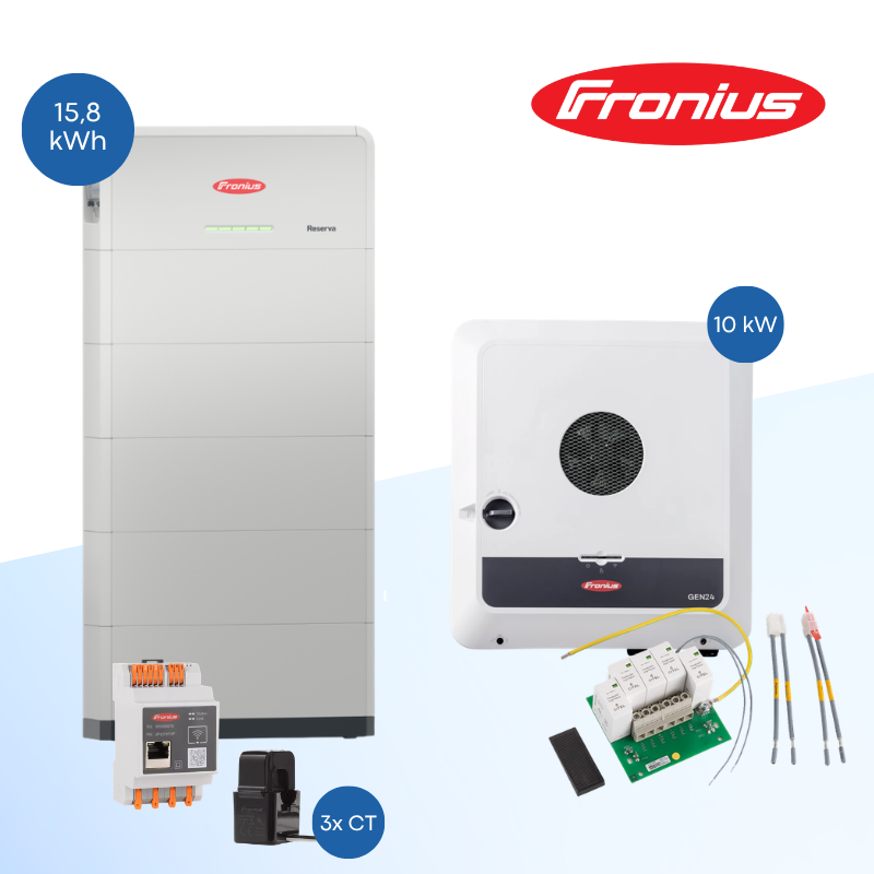 Fronius Symo GEN24 10.0 Plus SC + Reserva 15.8 kWh – Hybrid-Wechselrichter & Batteriespeicher Set