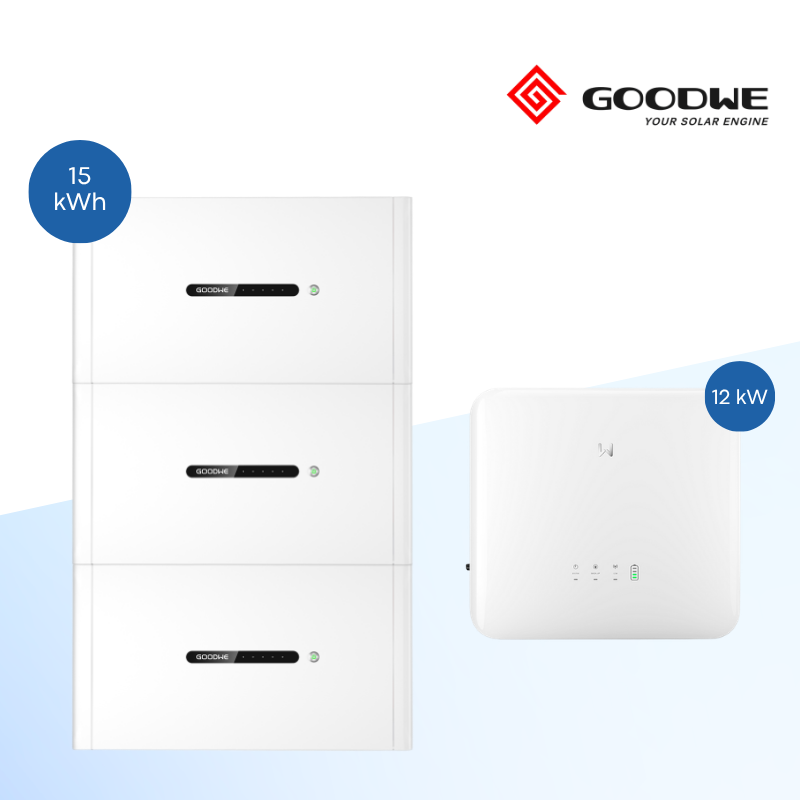 GoodWe ET G2 12 kW + Lynx D 15 kWh – Hybrid-Wechselrichter & Batteriespeicher Set GW12K-ET-20 / LX D15.0-10