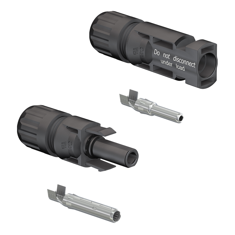 Stäubli MC4 Stecker und MC4 Kupplung im Set PV-KST4/6II & PV-KBT4/6II - Kabel 6mm²