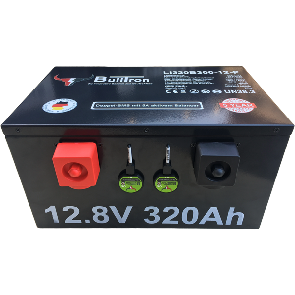 BullTron Polar 320Ah mit 200A Dauerstrom inkl. Smart BMS & Bluetooth App