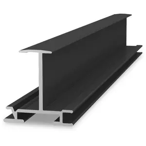 K2 InsertionRail 35,  5.40m schwarz eloxiert