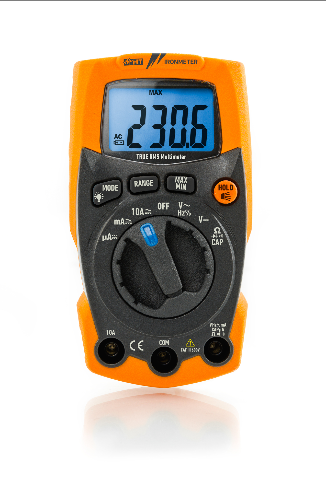 HT Instruments IRONMETER TRMS bis 600 V AC/DC mit integrierter LED Leuchte