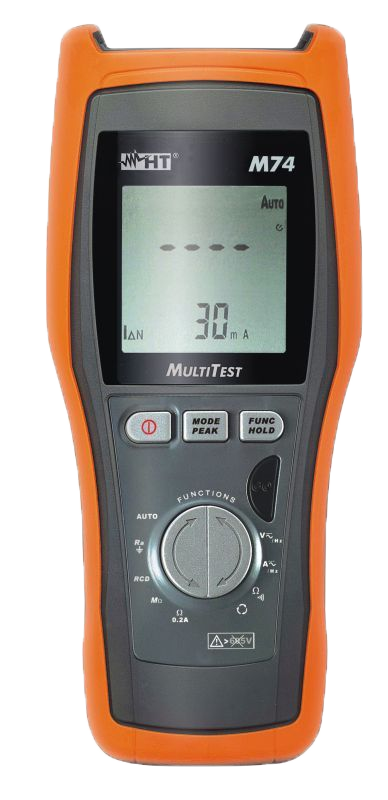 HT Instruments M74 Kompakter VDE 0100-Tester mit Multimeterfunktionen