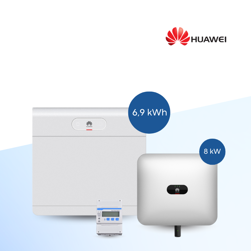 Huawei LUNA2000-7-S1 + SUN2000-8KTL-M1 inkl. Smart Power Meter DTSU666-H