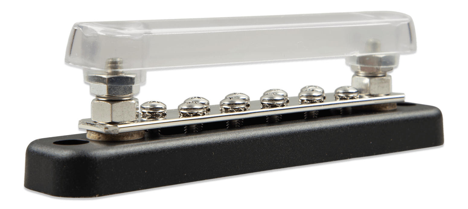 Busbar 150A 2P mit 10 Schrauben u. Abdeckung