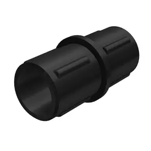 SL-Rack Rohrverbinder aus schwarzem PA-Kunststoff