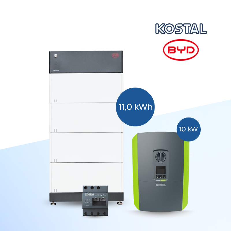 BYD B-Box HVM 11.0 + KOSTAL PLENTICORE plus G2 10 inkl. KSEM + Aktivierungscode