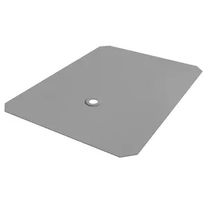SL-Rack Schieferersatzplatte 200x270mm aus Edelstahl zur Abdichtung und PV-Montage