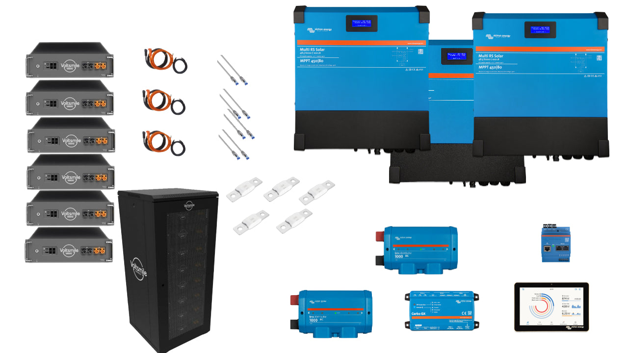 Set EFH 3 Phase 30KW h Voltsmile Akku 18kva Multi RS Solar