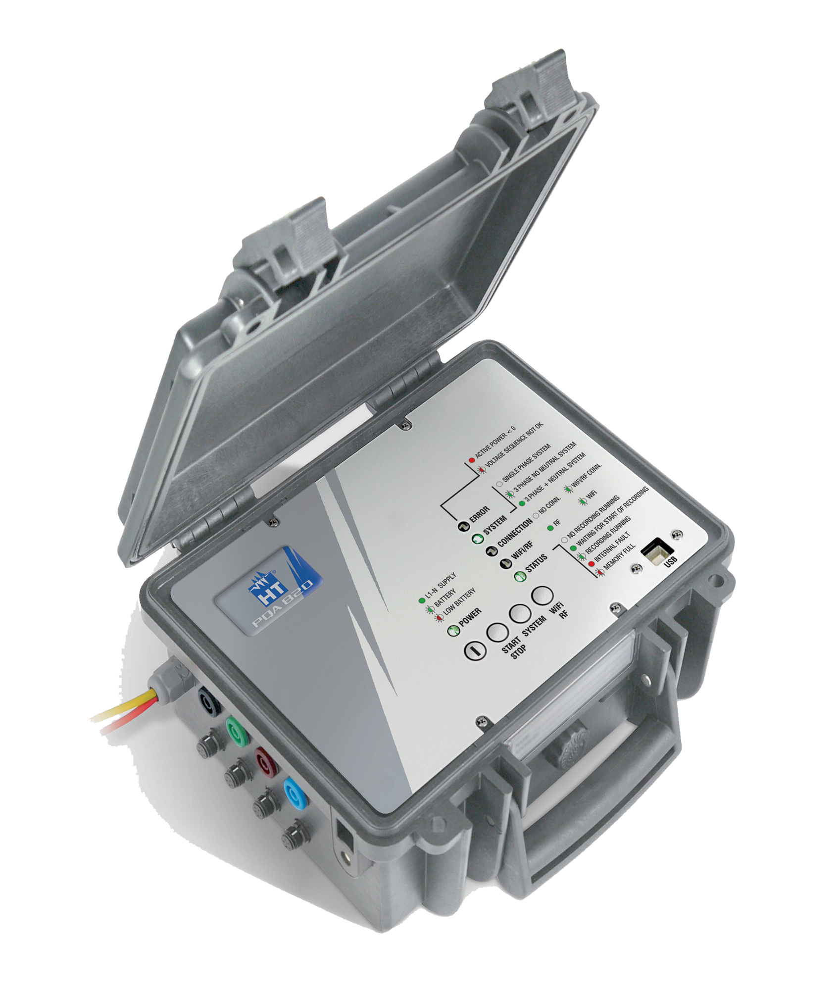 HT Instruments PQA820 Datenlogger für Leistungs & Netzanalyse