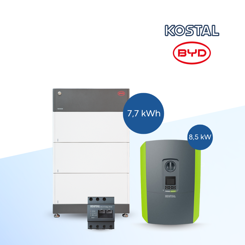 BYD B-Box HVS 7.7 + KOSTAL PLENTICORE plus G2 8.5 inkl. KSEM + Aktivierungscode